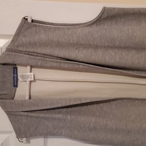 Ladies vest,  color is gray. Size large. Brand is Signature
